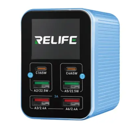 RELIFE Q4 6-Port Intelligent Multiport Charger