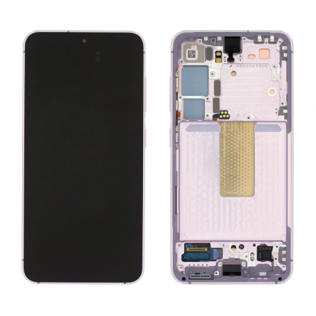 Ecran Samsung Galaxy S23 5G 2023 (S911) Violet + Châssis (Original Reconditionné)