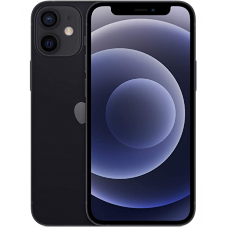 iPhone 12 Mini 128 Go Noir (Ecran et lentilles caméra cassé)