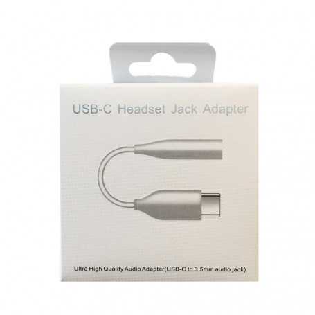 Adaptateur écouteur Type-C / Jack 3.5mm Câble Stéréo (Compatible)