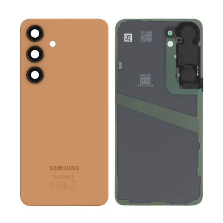 Vitre arrière Samsung Galaxy S24 5G (S921B) Orange (Service Pack) - GH82-33101G