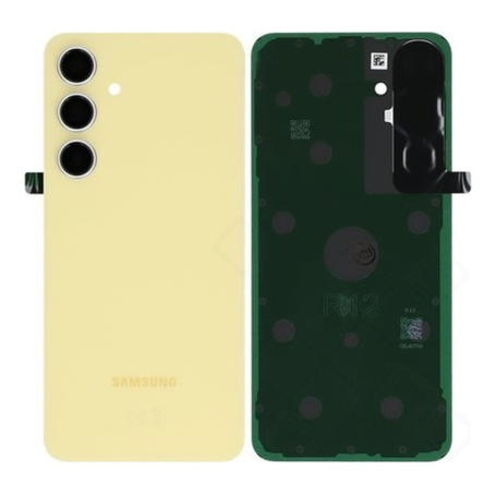 Vitre arrière Samsung Galaxy S24 FE (S721B) Jaune (Service Pack) - GH82-35832C