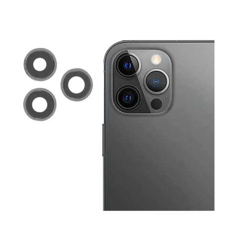 Lentille Caméra Arrière avec Contour iPhone 12 Pro Max Graphite