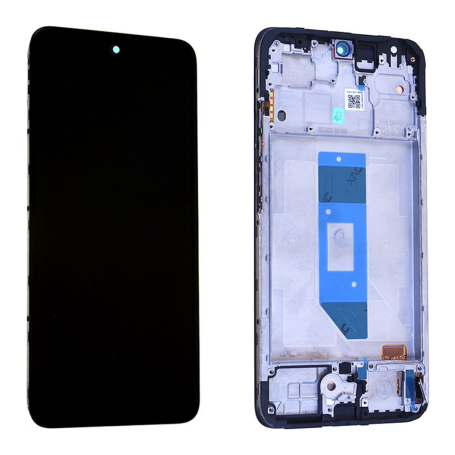 Ecran Xiaomi Redmi Note 14 Noir + Châssis (Service Pack) - 56000100O7E00