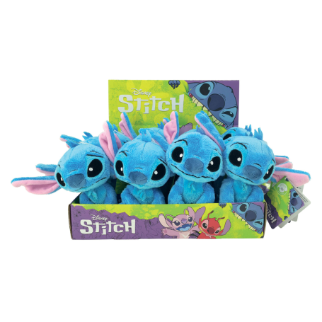 Peluche Disney Stitch - 18cm - Lot de 12 Pcs