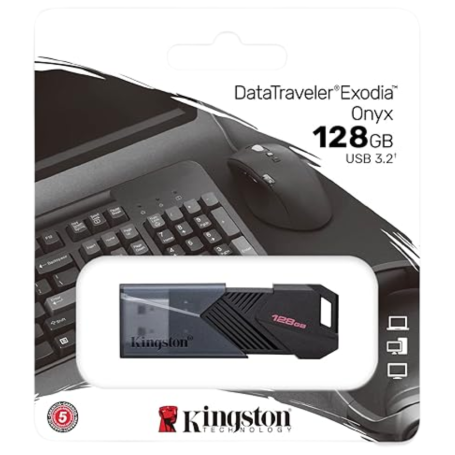 Clé USB Kingston DataTraveler Exodia DTXON/128 Go - USB (Origine) - Noir