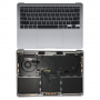 Châssis Complet Apple MacBook Pro 13 ″ Argent A2338 - Batterie + Clavier QWERTY (Original Démonté) - Grade AB