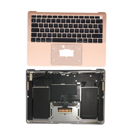 Châssis Complet Apple MacBook Air 13 ″ Or A1932 - Châssis + Batterie + Tactile + Clavier QWERTY - Grade B