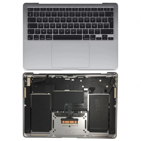 Châssis Complet Apple MacBook Air 13 ″ Argent A2337 - Châssis + Batterie + Clavier AZERTY - Grade AB