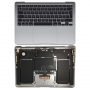 Châssis Complet Apple MacBook Air 13 ″ Gris A2179 - Châssis + Batterie + Tactile + Clavier QWERTY - Grade A
