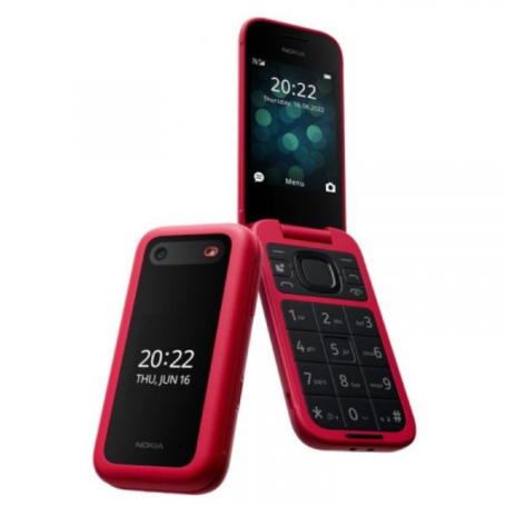 Téléphone Portable Nokia 2660 Flip 4G - Rouge (Neuf)