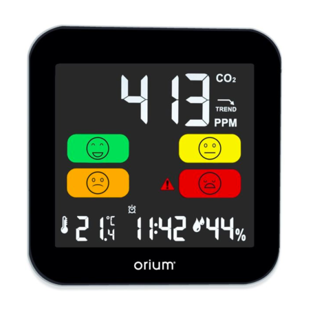 CO2 Sensor Indoor Air Quality Monitor Orium Quaelis 14