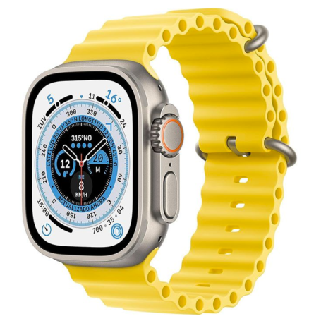 Apple Watch Ultra Cellular Smartwatch 49mm Yellow Strap - New