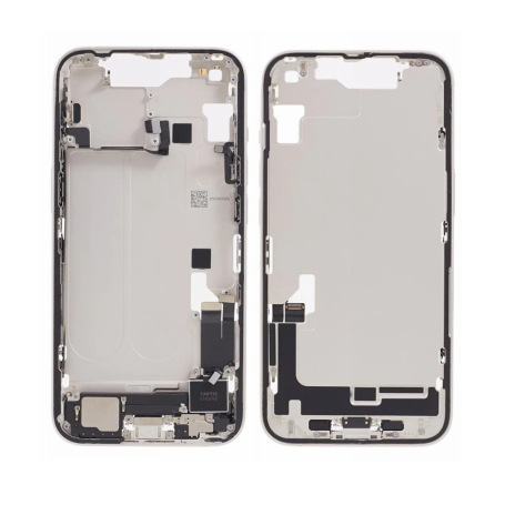 Châssis Vide iPhone 14 Blanc (Origine Demonté) - Grade A