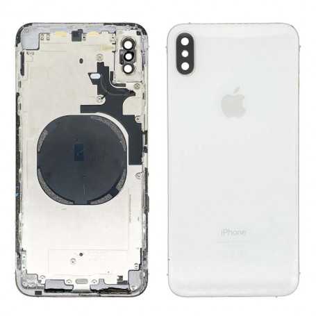 Chassis Complet iPhone XS Max Blanc - Connecteur de Charge + Batterie (Origine Demonté) Grade AB