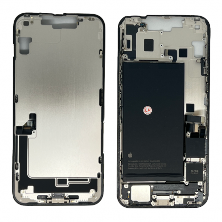 Chassis iPhone 14 Plus Blanc sans Vitre Arrière SANS Batterie (Origine Demonté) - Grade AB