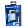 Power bank + Cordon de câble de charge + Prise de charge + Chargement sans fil Remax 10000mAh 30W CP-18 - Bleu
