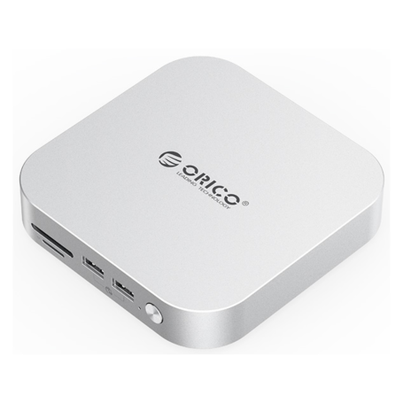 Station d'accueil ORICO MiniLink 9-en-1 avec boîtier SSD M.2 pour Mac mini 2024