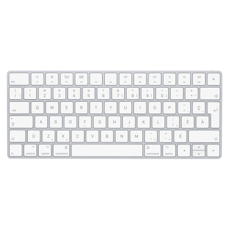 Magic Keyboard 2 Bluetooth keyboard - French Canada QWERTY MLA22C/A - Silver (Apple)