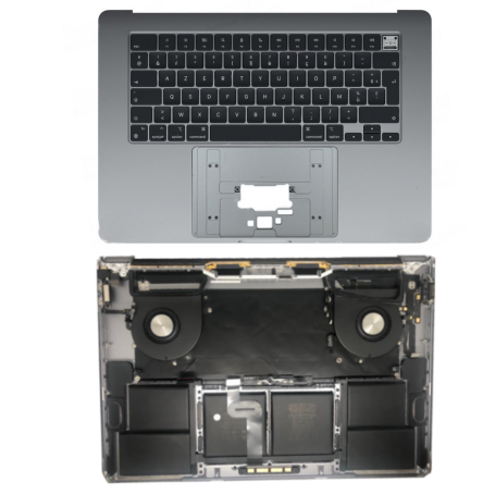 Châssis Complet Apple MacBook Pro 13″ Gris A2159 - Batterie Clavier AZERTY (Original Demonté)  - Grade A