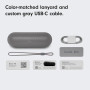 Enceinte Bluetooth Portable 24H/IP67 Beats Pill x Kim Kardashian USB-C - MAX24LL/A - Gris Clair