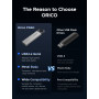 ORICO C10 external hard drive 2 in 1 2TB