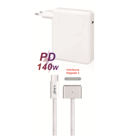 Kit chargeur pour Macbook Magsafe 3 140 W LinQ PD9081