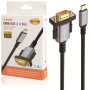Câble USB-C vers VGA mâle LinQ VGA7144
