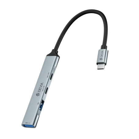 DEVIA- Lite1 4 in 1 Type-C HUB USB3.0+USB2.0+TYPE-C*2
