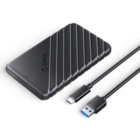 Boîter de Stockage Type-C 25PW1-C3 ORICO pour HDD/SSD de 2,5 pouces - Noir