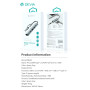 HUB Type-C 5 en 1 DEVIA USB*2 + PD 3.0 + RJ45