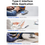 ORICO AXM2S-G2-V1 External Hard Disk Enclosure with Silicone Protective Case for M.2 SSD