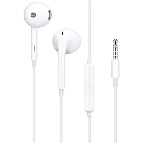 Oppo MH156 Hands-Free Jack Kit Earphones - White - Bulk