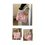 Canvas shoulder bag 33*44*13cm - Pink