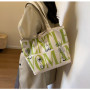 Sac à bandoulière en toile 33*44*13cm - Vert clair
