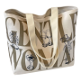 Canvas shoulder bag 33*44*13cm - Khaki