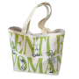 Canvas shoulder bag 33*44*13cm - Light green