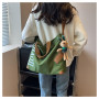 Canvas shoulder bag 41*34*11cm - Green