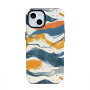 Simple Oil Painting Silicone Protective Case for iPhone