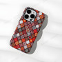 Totem Chessboard Silicone Protective Case for iPhone