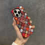 Totem Chessboard Silicone Protective Case for iPhone