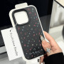 Protective case in Litchi texture for iPhone - musical and matte finish