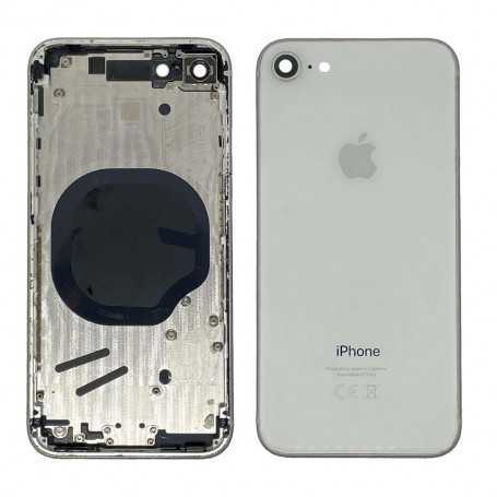 Empty iPhone 8 White Chassis (Original Disassembled) - Grade AB