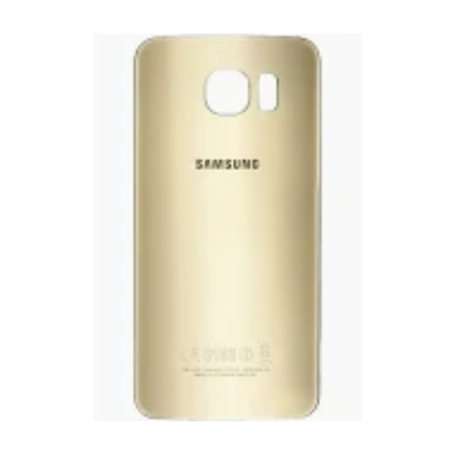 Vitre arrière Samsung Galaxy S6 Sans Lentille Or (Original démonte) - Grade B