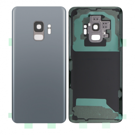 Vitre arrière Samsung Galaxy S9 (G960F) Argent Sans Lentille (Original Démonté) - Grade AB