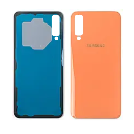Vitre arrière Samsung Galaxy A50 (A505F) Sans Lentille Orange (Original Démonté) - Grade AB