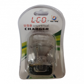 Chargeur universel avec écran LCD - USB 5.5V - Batterie 4.3V