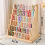 Boîte de Rangement en Bois 6 Couches - Organisateur Élégant et Pratique pour Votre Intérieur