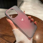 Stylish translucent TPU case with gradient blurred heart effect - Black
