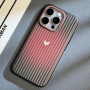 Stylish translucent TPU case with gradient blurred heart effect - Black